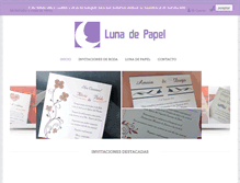 Tablet Screenshot of lunadepapel.com